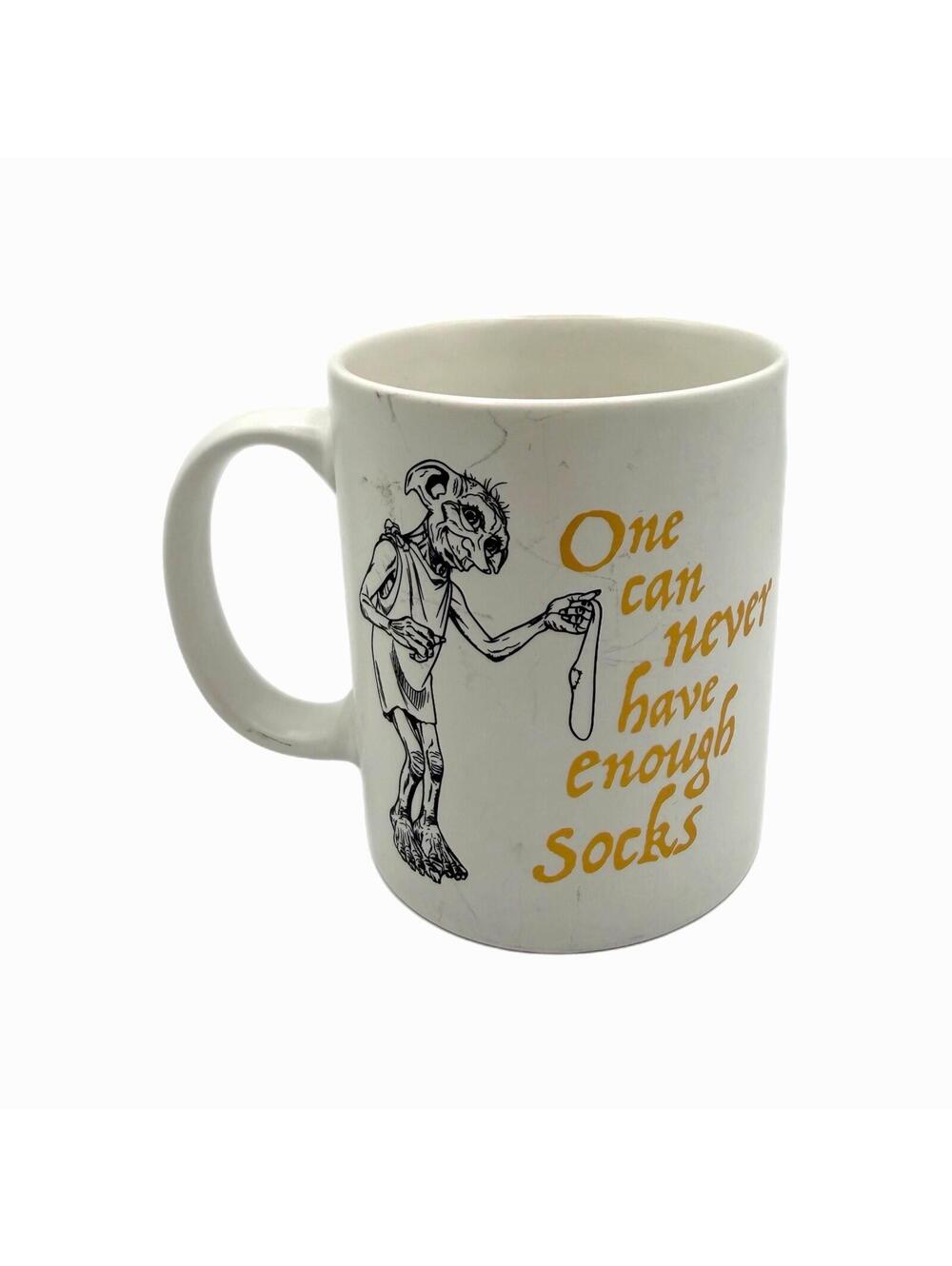Paladone Harry Potter Dobby Coffee Mug – “One Can Never Have Enough Socks"